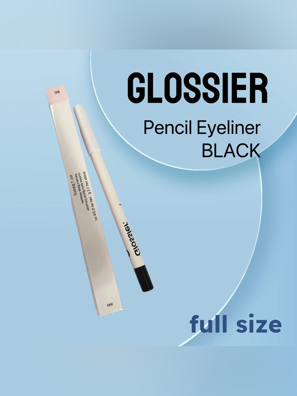 🇺🇸🆕📦NIB GLOSSIER |FULL| BLACK No 1. Pencil Creamy Long-Wearing Eyeliner